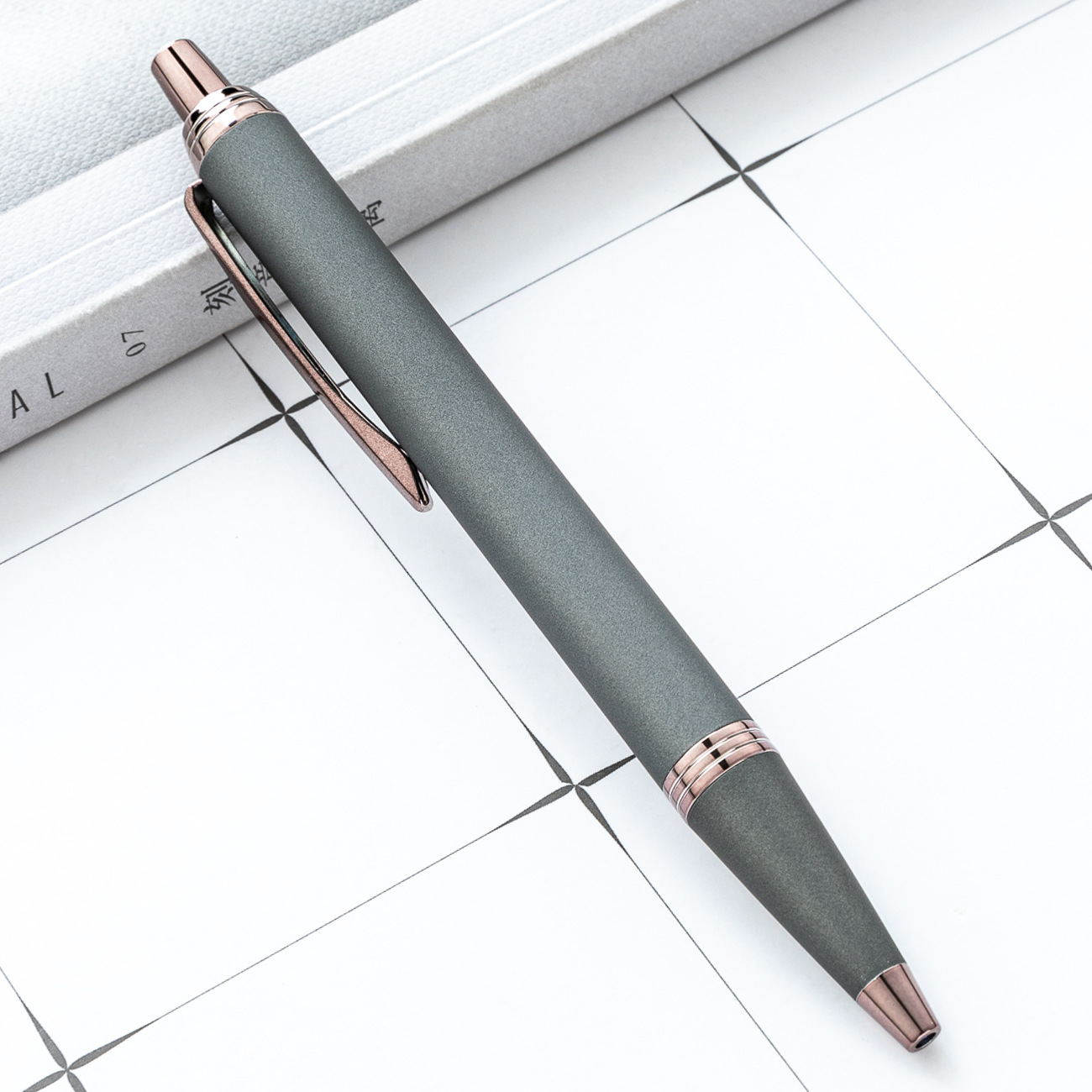 Nuevo bolígrafo de prensa puede imprimir logotipo hotel corporativo publicidad bolígrafo de regalo multicolor metal bolígrafo mayorista