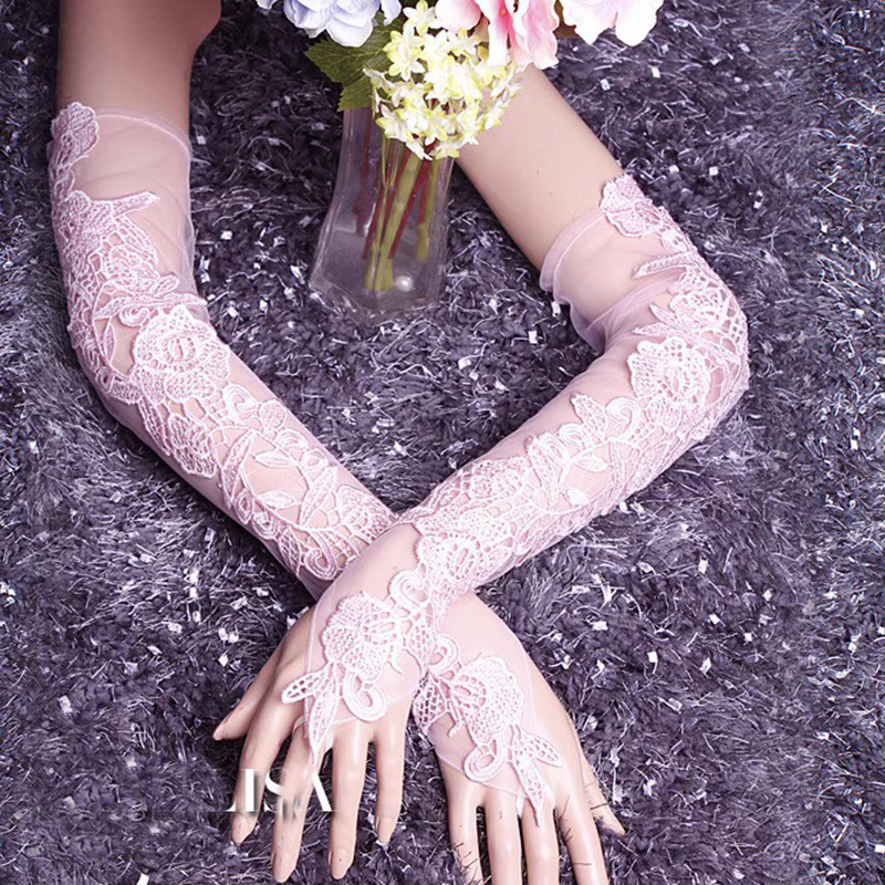 Lace long wedding dress
