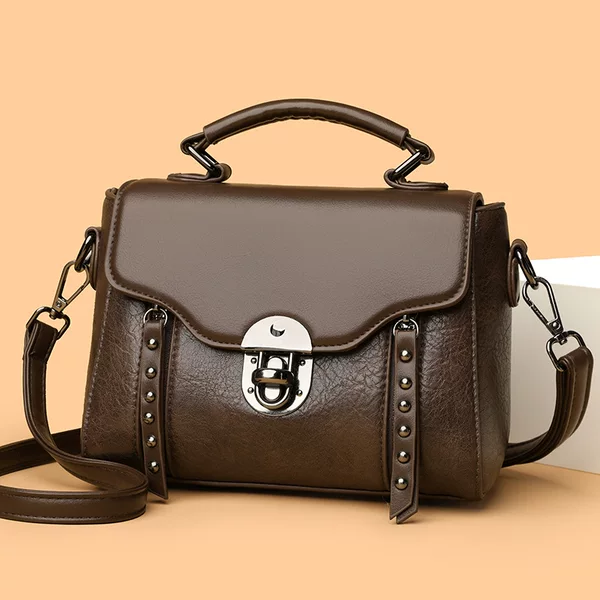 Cross-Border New Style Crossbody Bag for Women 2026 Retro Fashion Handbag Shoulder Bag Versatile Commuter Women's Small Square Bag