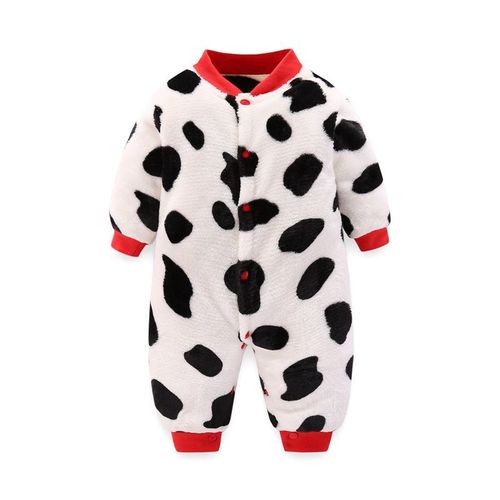 Baby onesie sleepwear set for spring, summer, autumn, winter, thick outerwear for 0-1-2 year old boys and girls, crawling suit for newborns