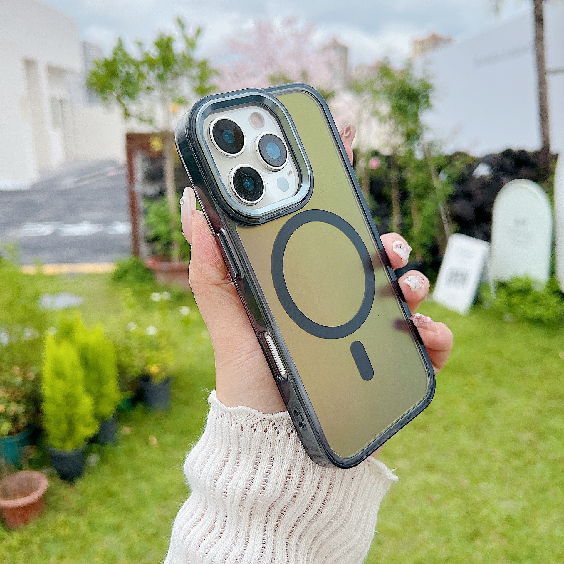 Funda magnética camaleón bright shadow para iphone y samsung_voghion.com