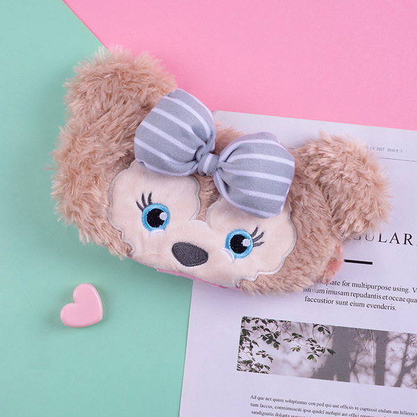 Cartoon cute adjustable sleep mask for office