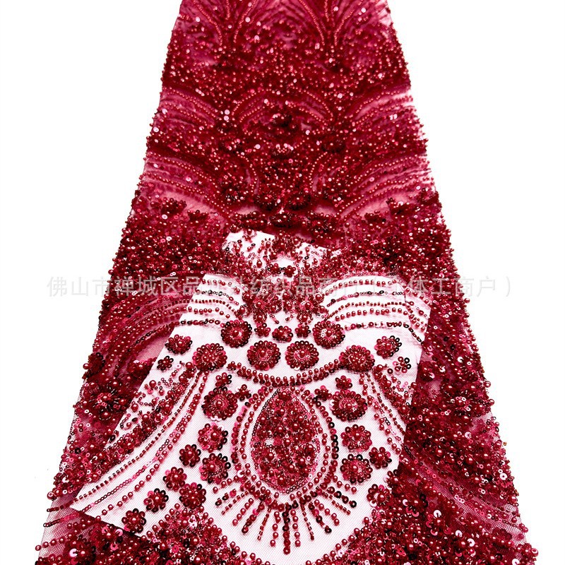 Nuevo vestido de novia de moda vestido de cena de moda tela de perlas brillante comercio exterior transfronterizo al por mayor