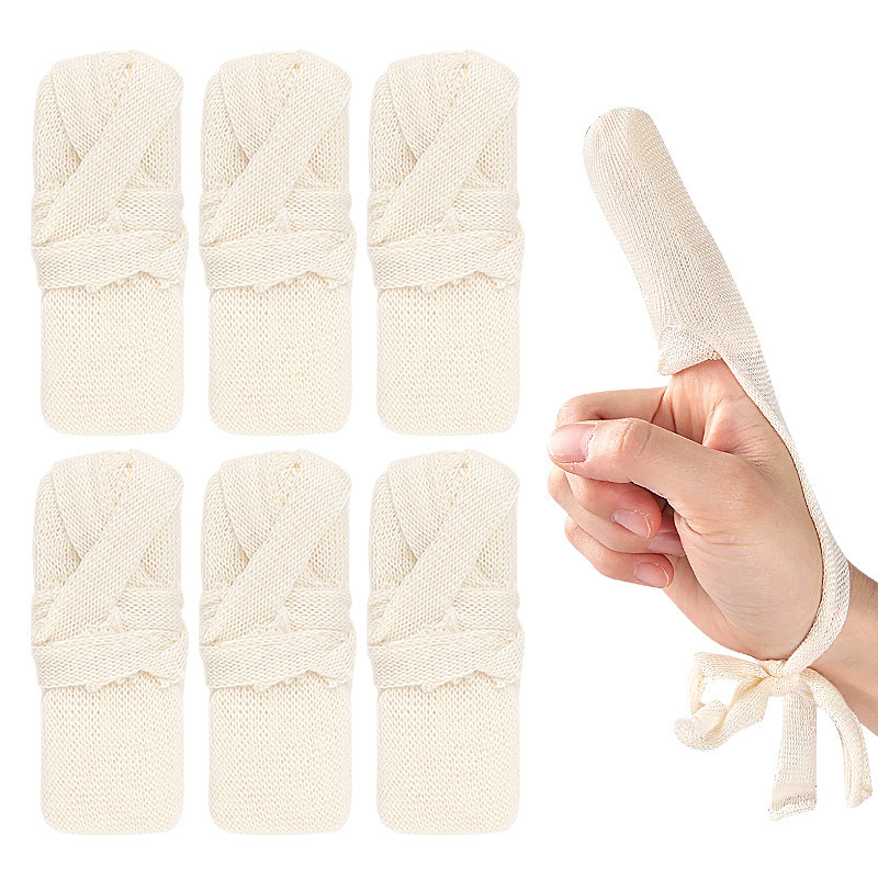 Cross-Border Tubular Finger Protective Gear, Soft Fit, Fixed Bandage, Finger Scratch Auxiliary Care Sports Bandage