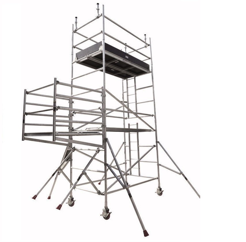 外贸品质款铝合金脚手架梯广州铝合金脚手架创意款一件起订custom