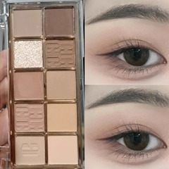 SWEET MINT Ten Color Eyeshadow Pearlescent Matte Pure Desire Milk Tea Makeup Earth Color Eyeshadow Palette ins Affordable Student