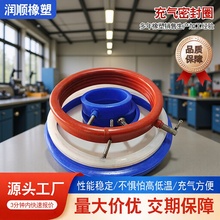 硅胶充气耐高温抗撕裂进口密封圈气囊截面方形圆形异形横面密封圈