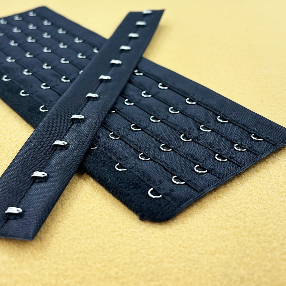 文胸辅料配件加长背扣 6排11扣松紧配套搭扣 明线暗线收腹束腰带