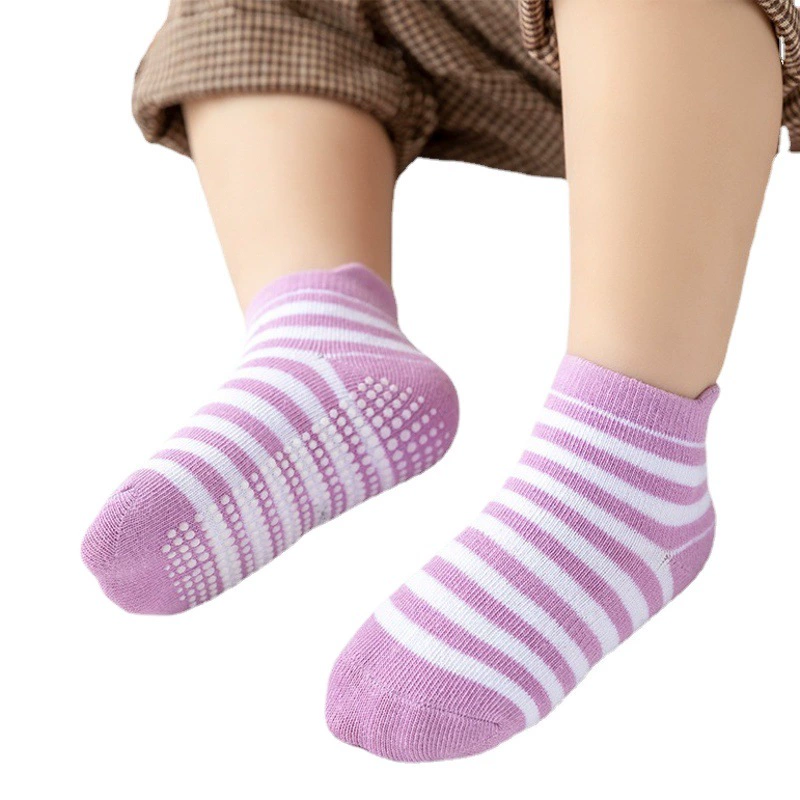 Нескользящие детские носки Amazon, весенне-летние осенние детские носки, детские носки, хлопковые носки для мальчиков, носки-лодочки, детские носки