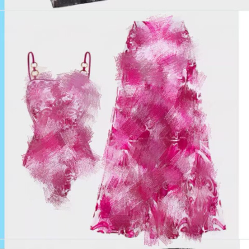 In Stock 2026 New Fashion Sexy One-Piece Swimsuit for Women, Polyester Printed Chiffon Skirt, Slim Fit Swimwear Set In Stock 2026 New Fashion Sexy One-Piece Swimsuit for Women, Polyester Printed Chiffon Skirt, Slim Fit Swimwear Set