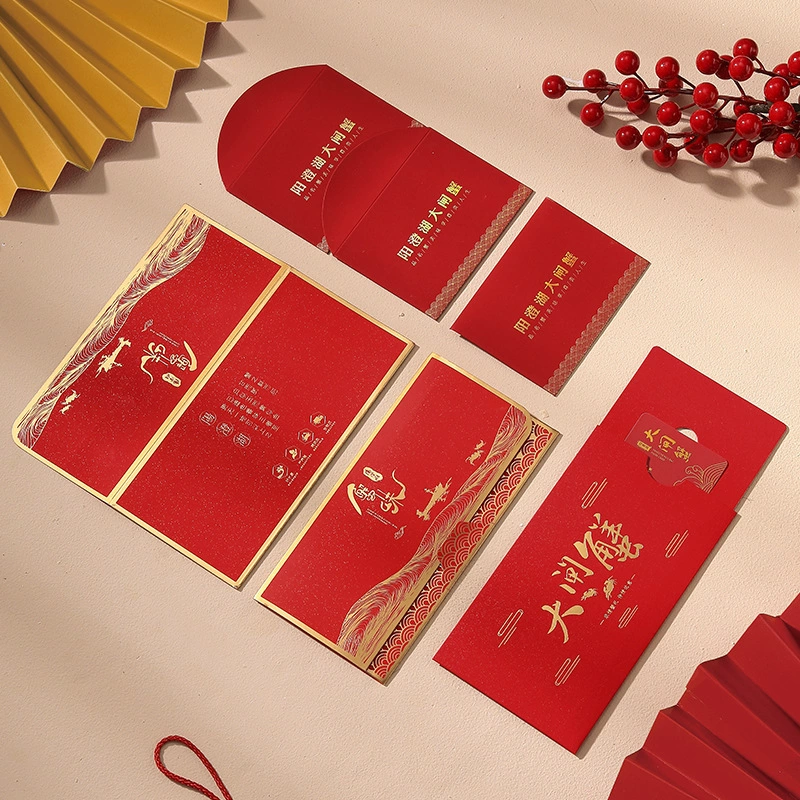 Подарочный конверт Red Crab для морепродуктов и мяса ягненка, эксклюзивный валидационный конверт от производителя.