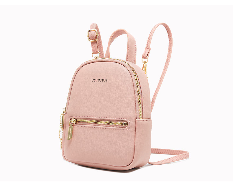 Women's Backpack Large Capacity Simple Fashion Pu Leather Bag_voghion.com