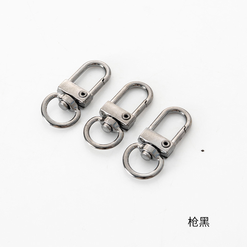 スポットメタル diy フックバックルハードウェアバッグアクセサリーキーホルダーチェーン犬バックルドアバックル合金スプリングバックル卸売