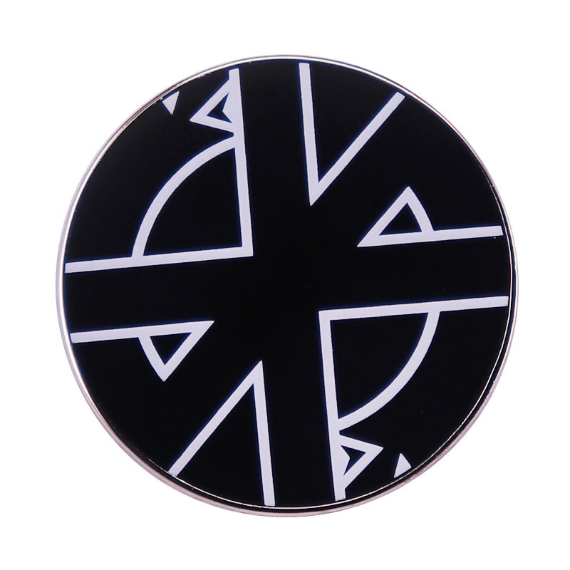 Punk rock band logo brooch heavy metal music fans accessories