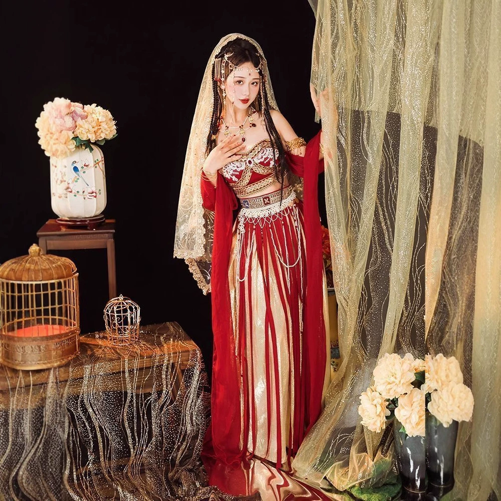 Дуньхуан летающая принцесса в экзотическом стиле