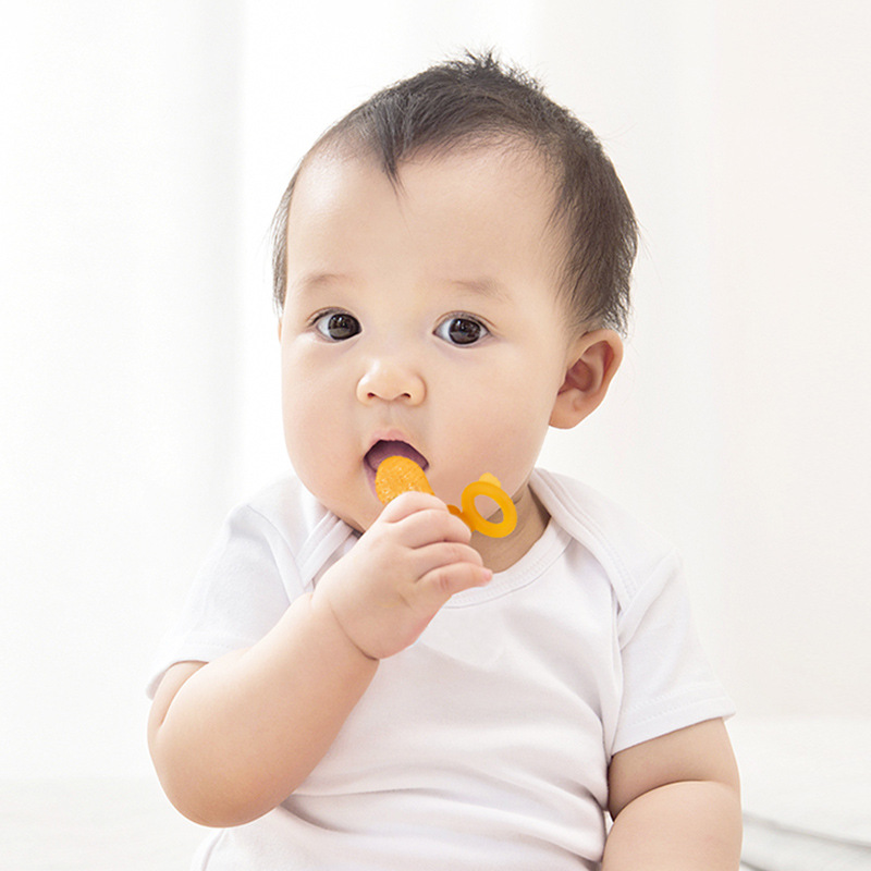 咬咬乐婴儿吃水果辅食器果蔬泥咬咬袋奶嘴宝宝咬玩具乐磨牙棒牙胶