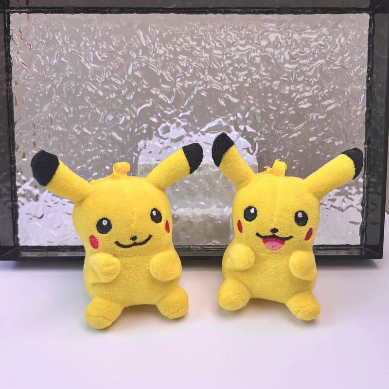 Pokémon Pikachu Plush Toy Bag Charm Pendant Claw Machine Doll Keychain Mini