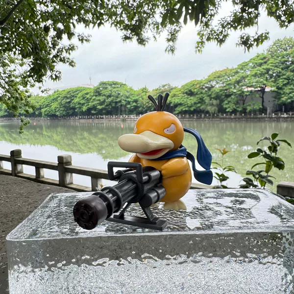 Small size 9CM Gatling cute duck bag