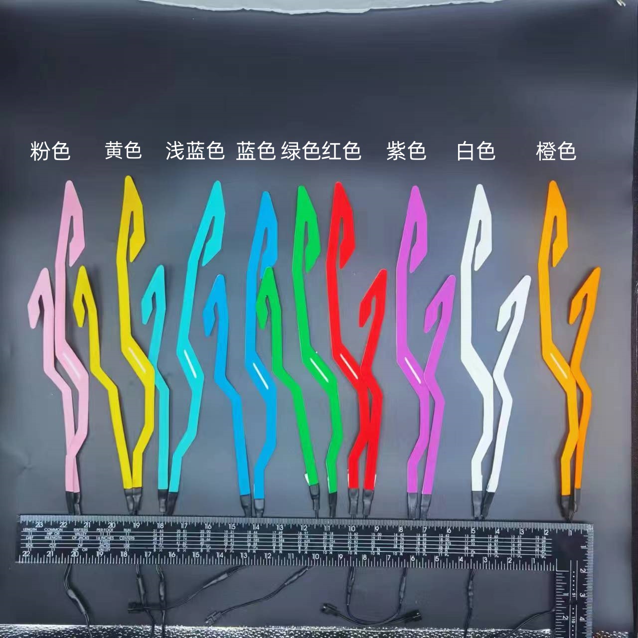 Casco de motocicleta, tira luminosa, tira luminosa de locomotora, casco rojo, tira luminosa, tira de luz, soporte, batería de luz de cuatro cascos