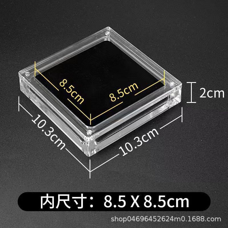 [transparent magnet box 10.3*10.3]; magnet box