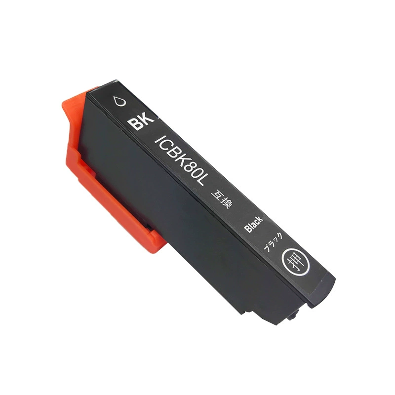 Подходит для принтера EPSON ICBK80 IC80L IC6CL80 EP-808AW EP-707A картриджей