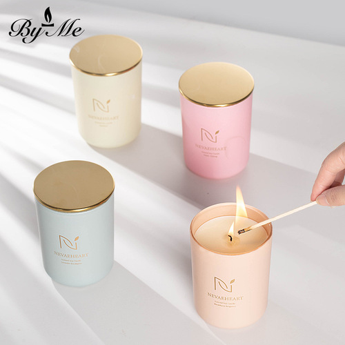 BYME Morandi color scented candle home bedroom diffuser smoke-free birthday scented candle gift box set