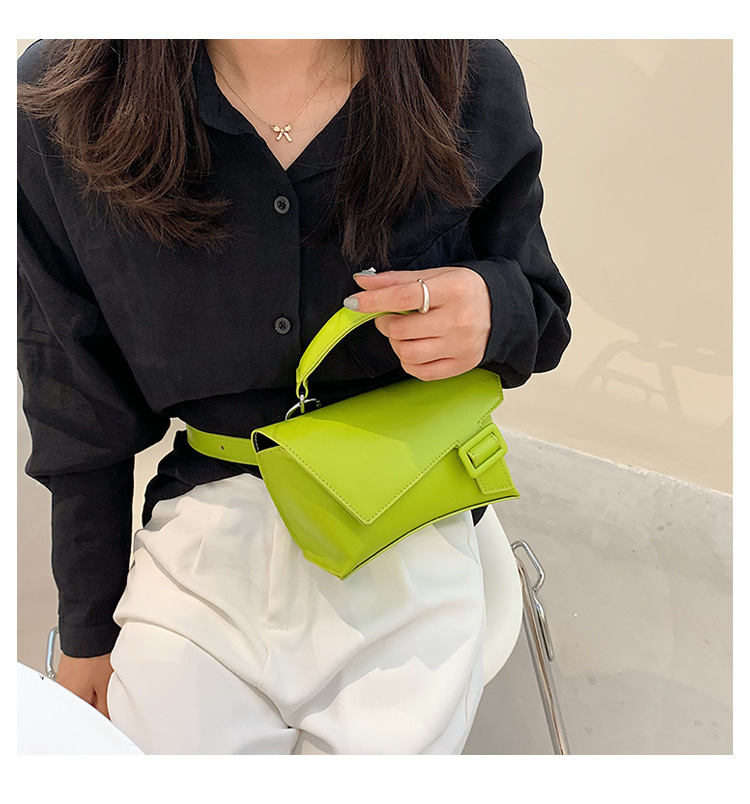 Women's Gender Classic Style Style Square Shape Women's Pu Leather Solid Color Classic Style Magnetic Buckle Shoulder Bag