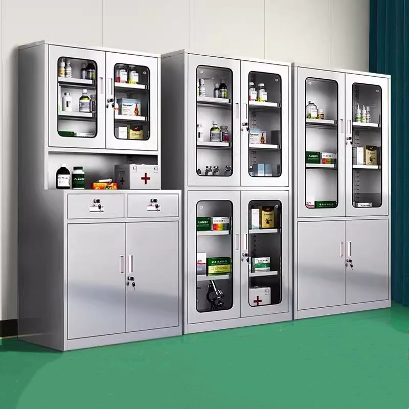 Gabinete de archivos de acero inoxidable Gabinete de archivos Gabinete de dispositivos médicos Gabinete de medicamentos Gabinete de archivos hospitalarios Gabinete de medicamentos occidentales de acero inoxidable