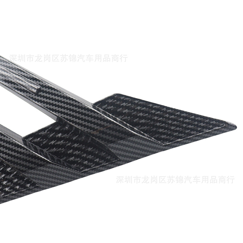 Car Modification Universal Rear Window Side Spoiler Splitter Triangle Blinds Equipped with Wing Leaf Air Vent