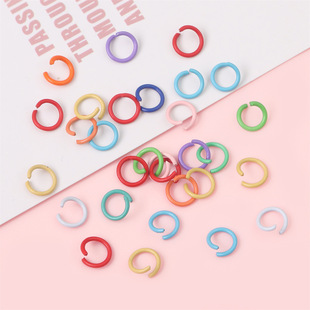 1.2mm*8mm�_��Ȧ ��ɫ�����FȦ�ǹ�ɫ�B��Ȧ �ֹ�diy耳׿��ƷȦ