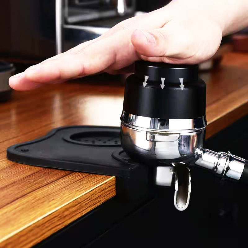 咖啡意式平衡不锈钢平底压粉器/填压锤/压粉锤58mm专业工具手压