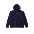 Zipper sweatshirt-navy-white label