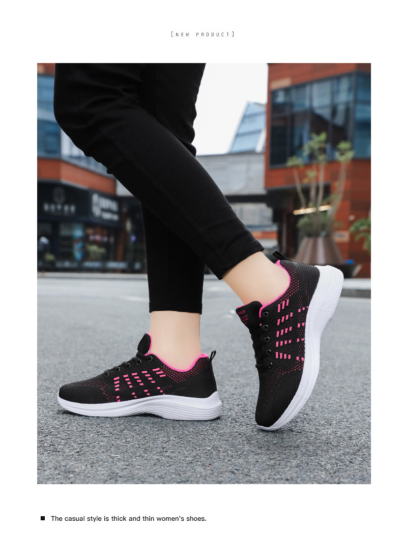 Women's Casual Color Block Round Toe Sports Shoes display picture 7