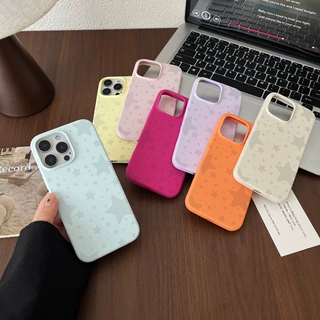 17适用iPhone18promax星星硅胶豹纹16手机壳15防摔14保护13/12/11