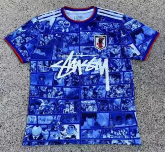 Stussy Jersey Brasil Flamengo Italia Edición conmemorativa Portugal París Francia Uniforme de fútbol