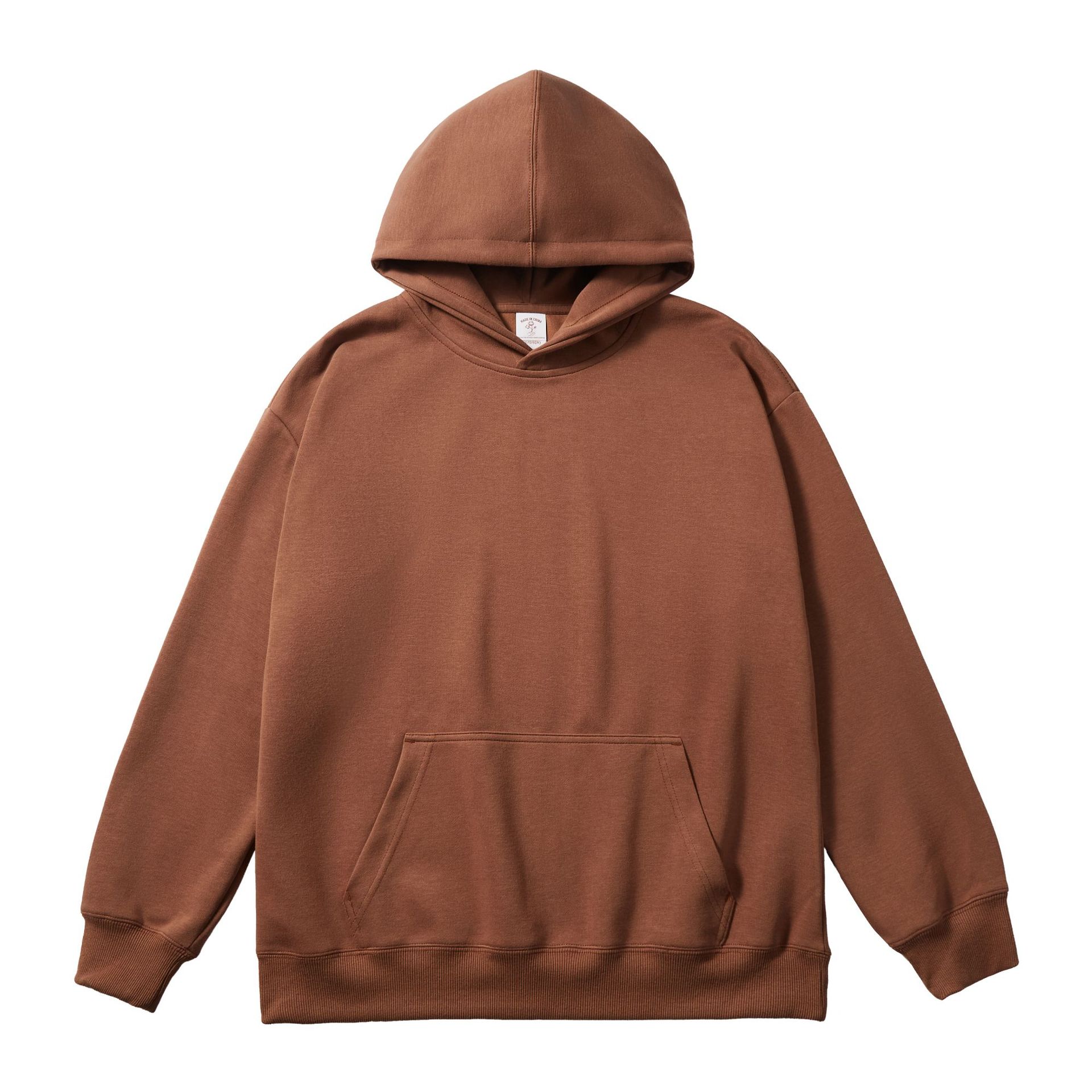 Hombres otoño AG300 G extranjero de seda la leche con capucha los hombres color sólido suéter capa marca moda impreso