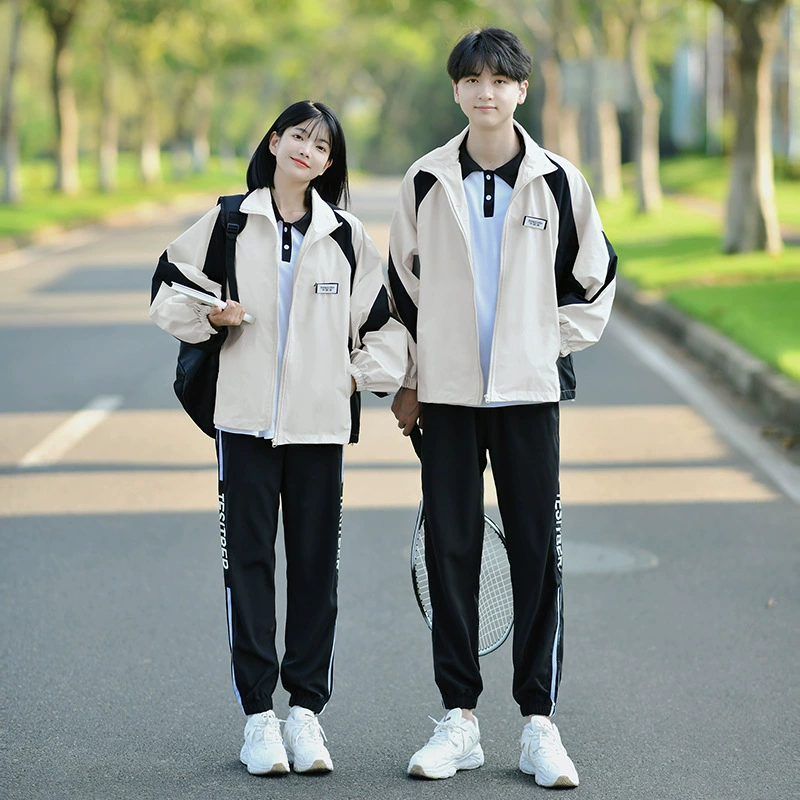 Учащиеся средней школы одежда костюм осень колледж Стиль штурмовая одежда младших классов средней школы плащ пальто спортивная форма комплект из трех предметов