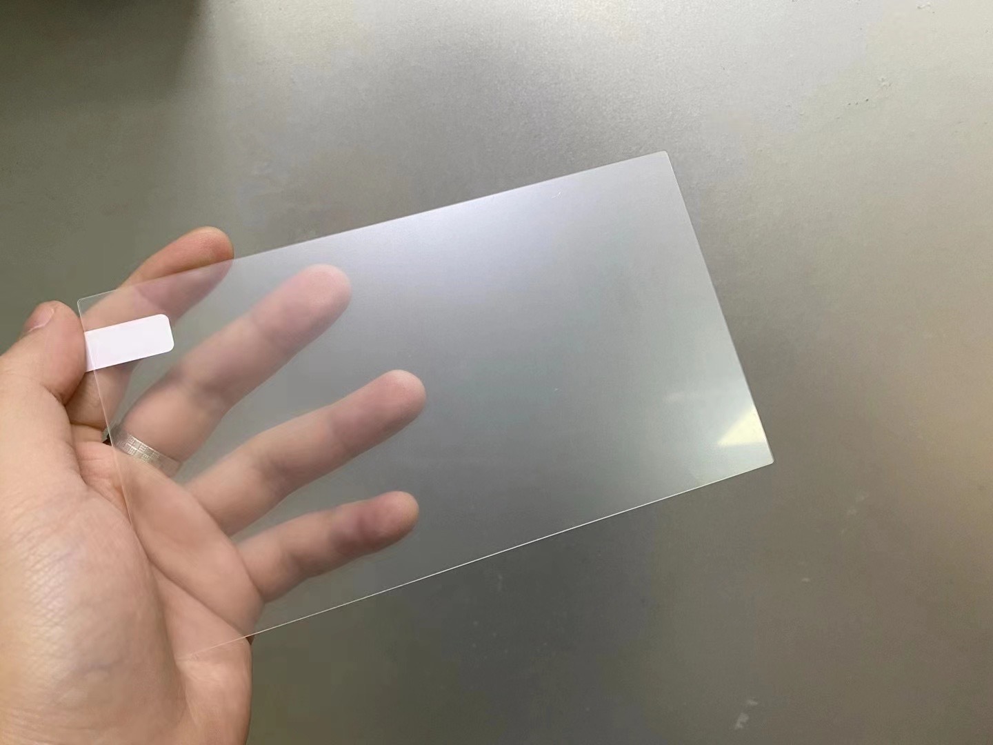 Aplicable Steam DeckOLED consola de juegos película templada Steam Deck película de protección de pantalla de mano luz púrpura