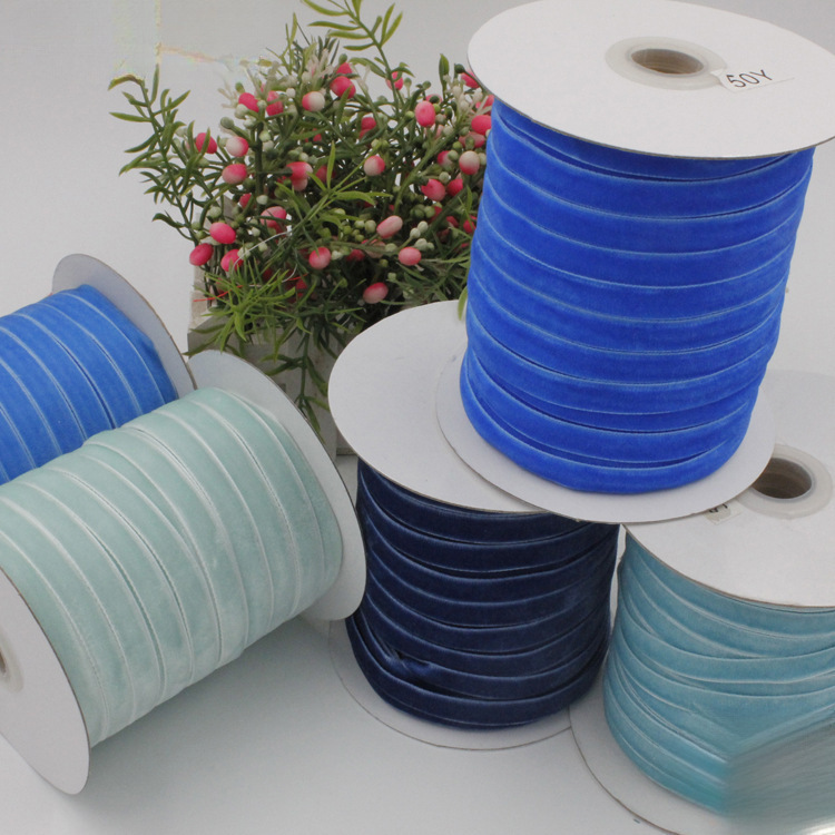 Un solo lado blanco y negro en el lugar cinta de terciopelo elástica cintura de color cinta de terciopelo elástica fábrica de ropa al por mayor