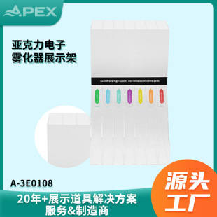 Acrylic electronic atomizer display rack counter product display rack Shangchao product decoration table trial pumping table decoration table