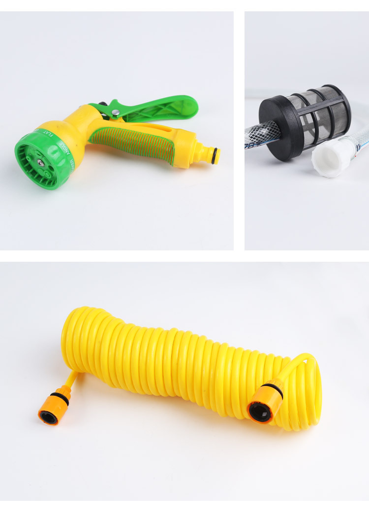 Portable car washer, multi-functional outdoor 12V car cigarette lighter adapter, high-flow low-pressure car washing machine