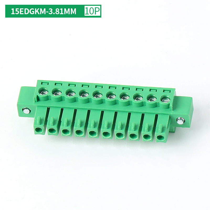 15edgk-3.8mmプラグインpcb端子ベンディングストレートソケット2/3/4/16p耳付フランジ|undefined