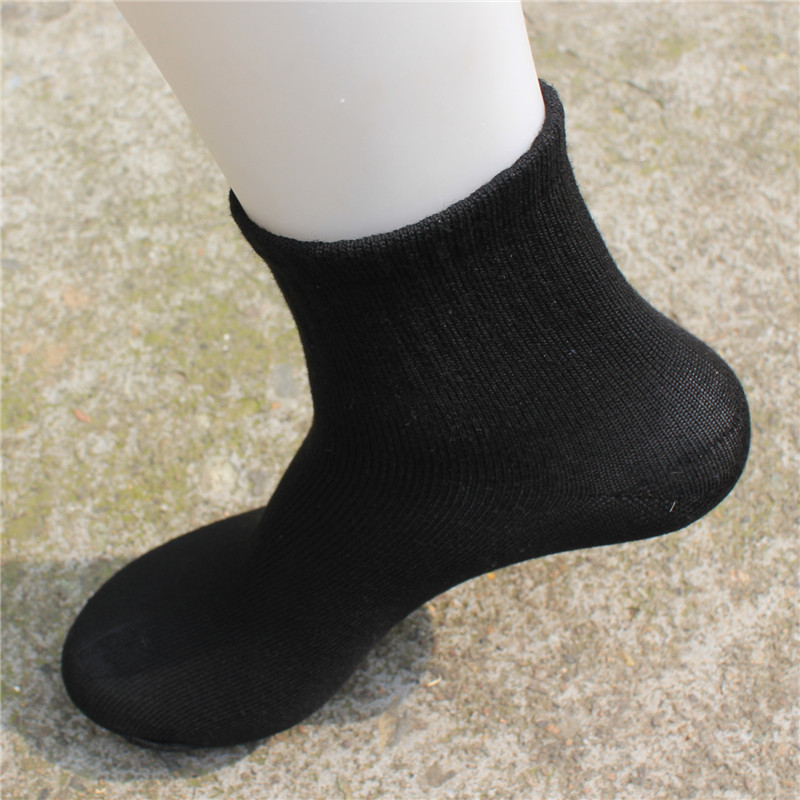 Black, Terylene Cotton, mid-length