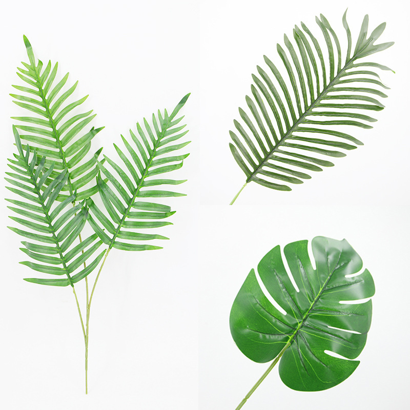 Simulation leaves turtle leaf iron leaf eucalyptus leaf plant landscaping Green Leaf Hotel decoration fake flower wholesale