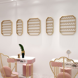 Internet Celebrity Nail Salon Nail Art Rack Nail Polish Glue Shelf Nail Polish Shelf Wall Multi-Layer Storage Rack Dipeng