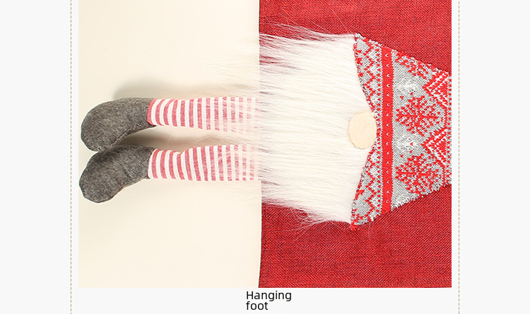 Haube uusi joulukoristeita Rudolph-pöytäjuoksija luova kolmiulotteinen vanhusten ruokapöydän koristelu pöytäliina_voghion.com