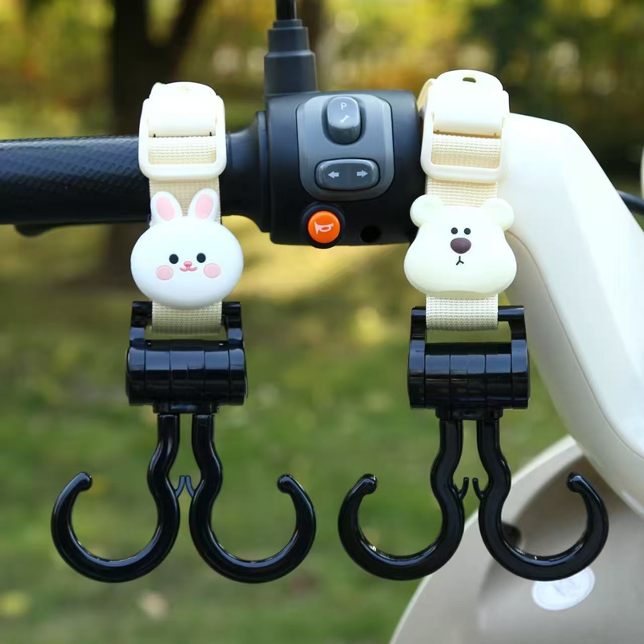 Electric Scooter Hook, Reinforced Load-Bearing Hanging Hook, Baby Stroller Electric Scooter Double-Ended Hook, Universal Grocery Cart Hook