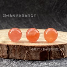 川料樱桃红南红圆珠玛瑙散珠佛珠手工半成品DIY编织饰品配件散批