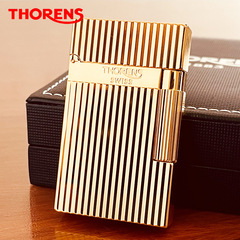 The brand originates from Switzerland, THORENS. Thoren's loud gas lighter, creative brass, exquisite sanding, steel sound.