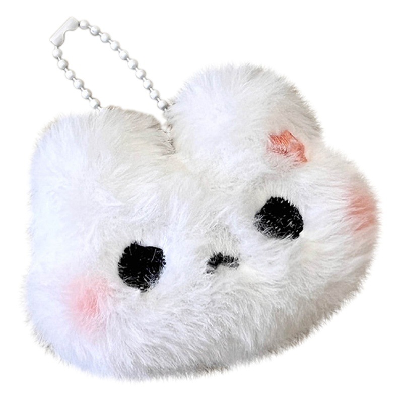 Lindo peluche dulce conejo oso muñeca colgante estudiante Decoración Accesorios chica corazón Super lindo llavero